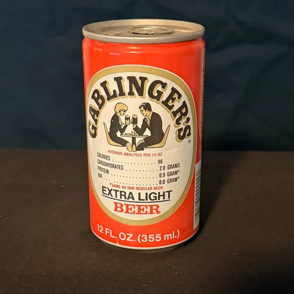 Gablinger's Extra Light Vintage Beer cans - Set of three